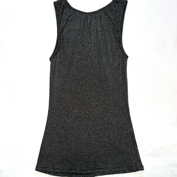 Express Shimmering Black Tank Top - Picture 3 of 3